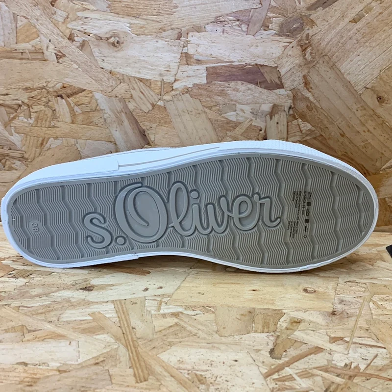 S. Oliver Damenmode-Trainer – Weiß