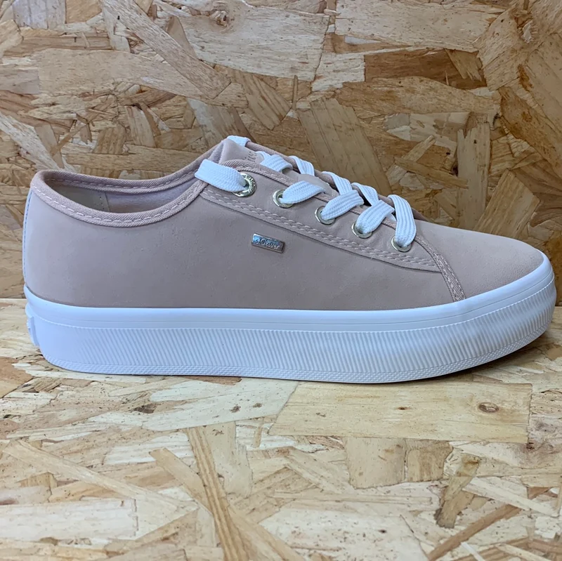 S.Oliver Damenmode-Plateau-Trainer – zartes Rosa