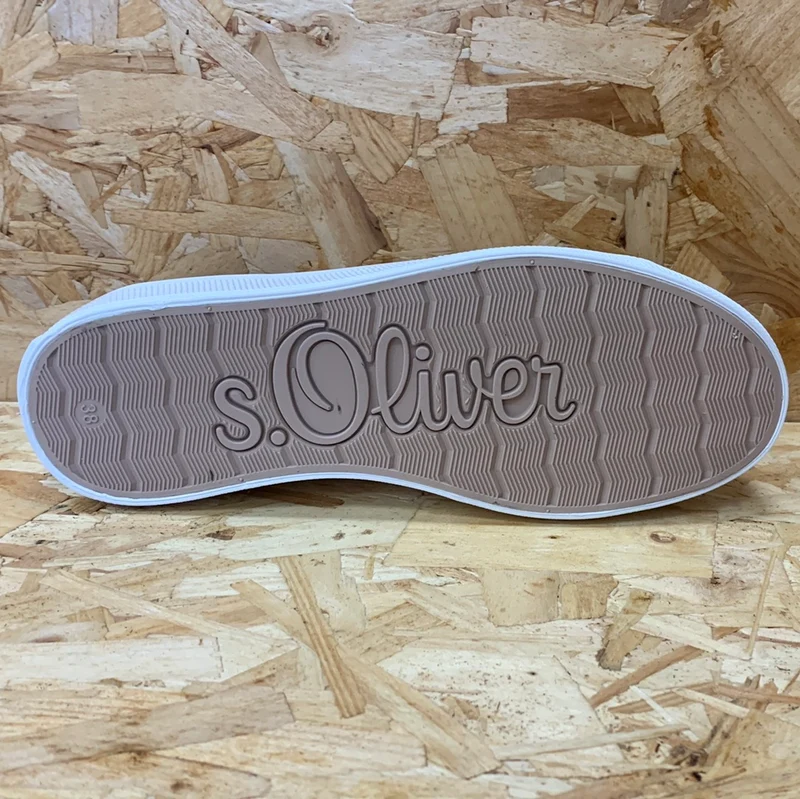 S.Oliver Damenmode-Plateau-Trainer – zartes Rosa