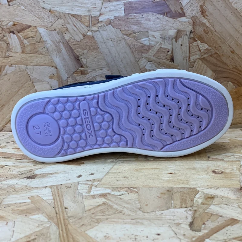 Geox Kinder J Skylin GF Trainer – Marine / Fuchsia