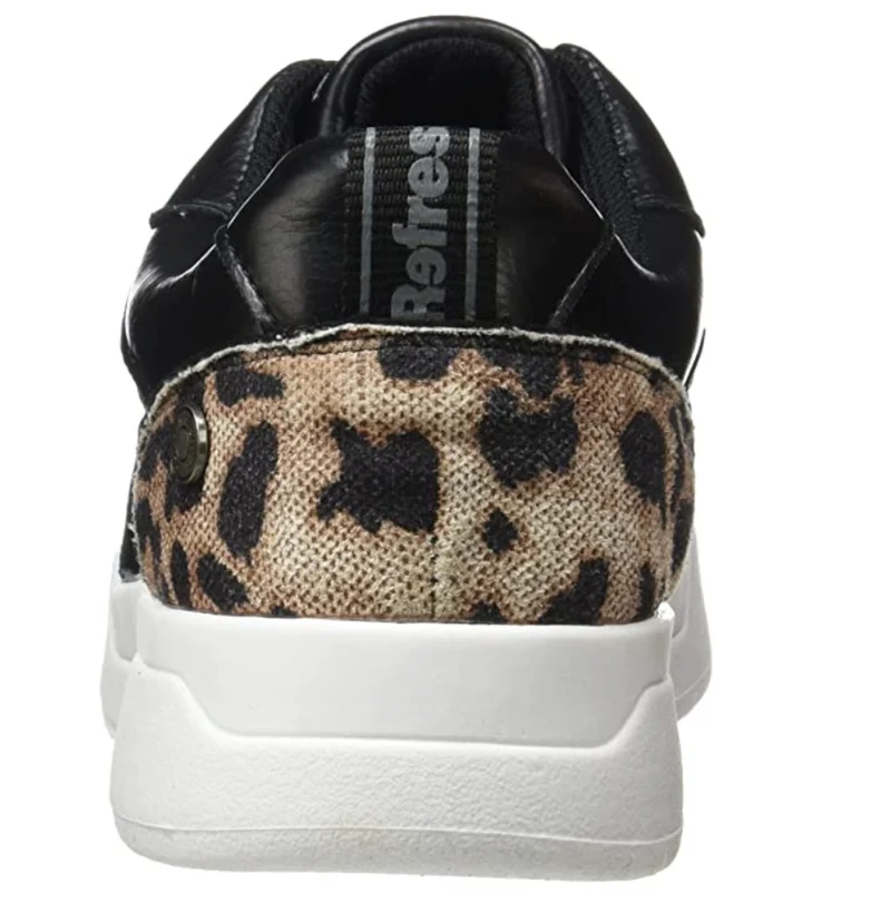 Refresh Gesteppter Damen-Sneaker – Schwarz