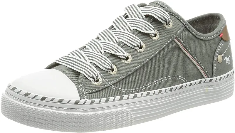 Mustang Modische Damen-Sneaker – Grau