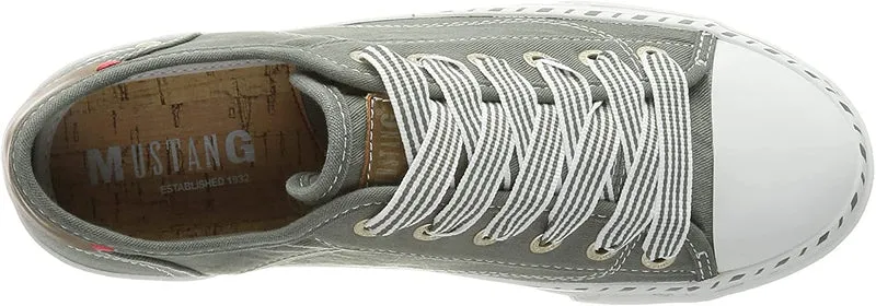 Mustang Modische Damen-Sneaker – Grau