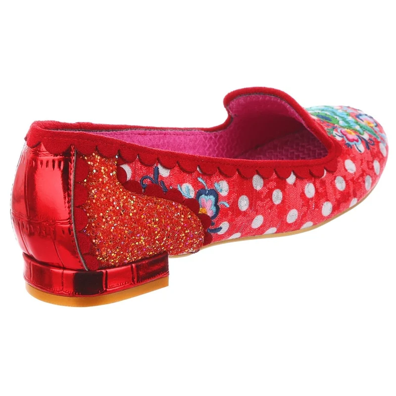 Irregular Choice Womens Oh Darling Damen-Flats - Rot