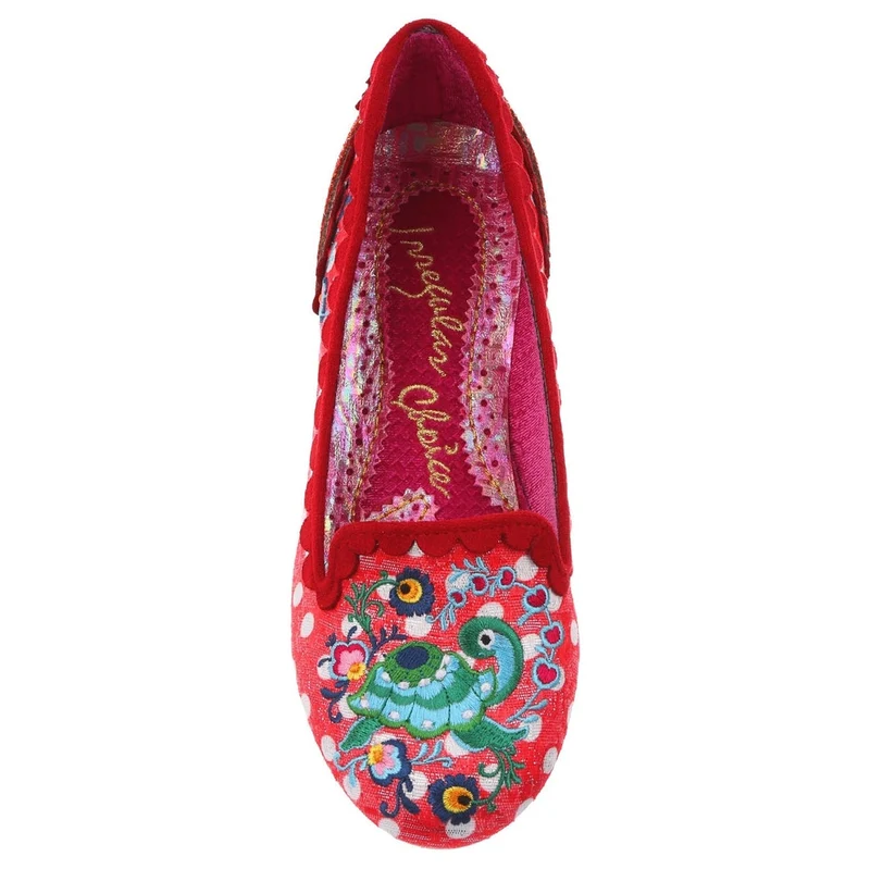 Irregular Choice Womens Oh Darling Damen-Flats - Rot