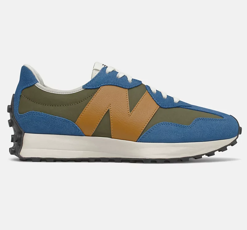 New Balance Herren 327 Fashion Trainer – Blau / Schwarz