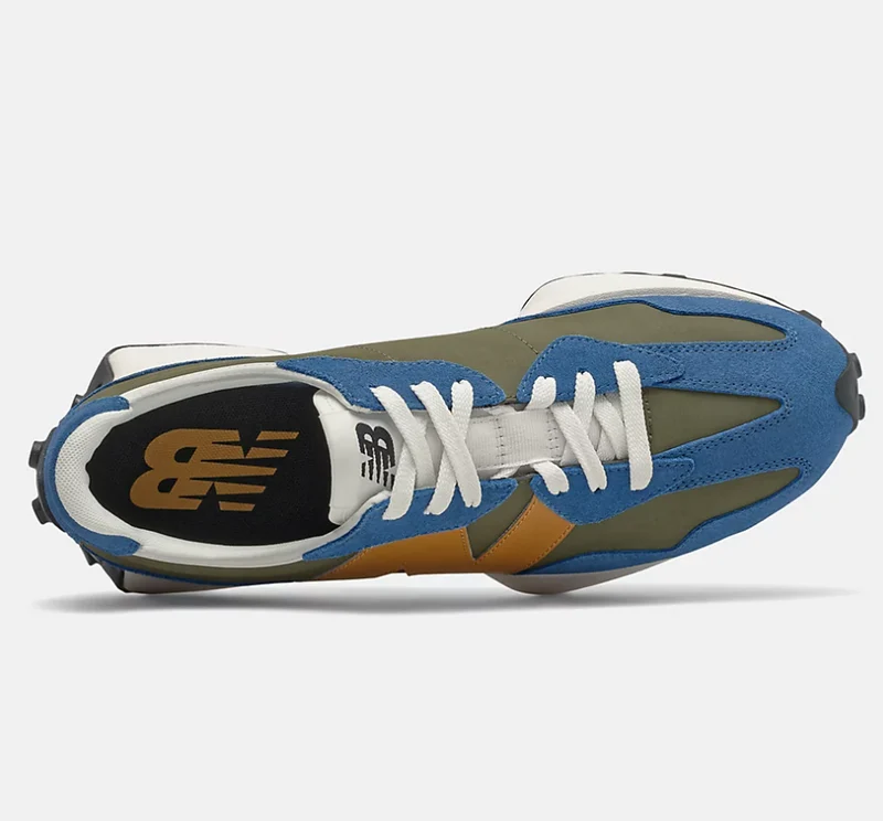 New Balance Herren 327 Fashion Trainer – Blau / Schwarz