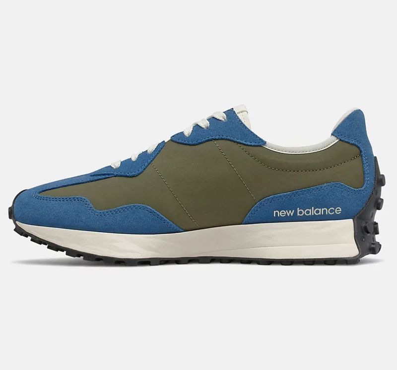 New Balance Herren 327 Fashion Trainer – Blau / Schwarz