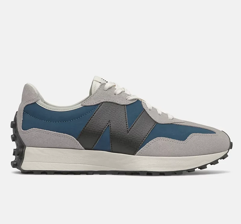 New Balance Herren 327 Fashion Trainer – Blau / Schwarz