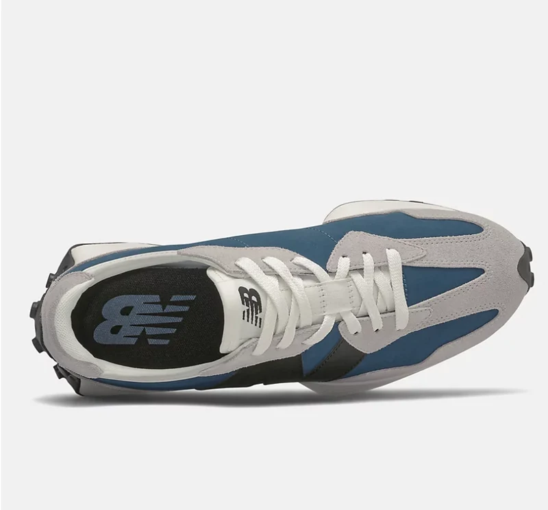 New Balance Herren 327 Fashion Trainer – Blau / Schwarz