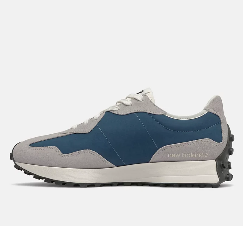 New Balance Herren 327 Fashion Trainer – Blau / Schwarz