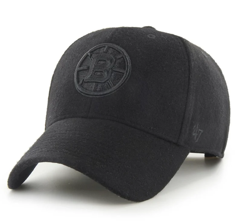 '47 Brand Unisex Boston Bruins MVP Kappe – Schwarz