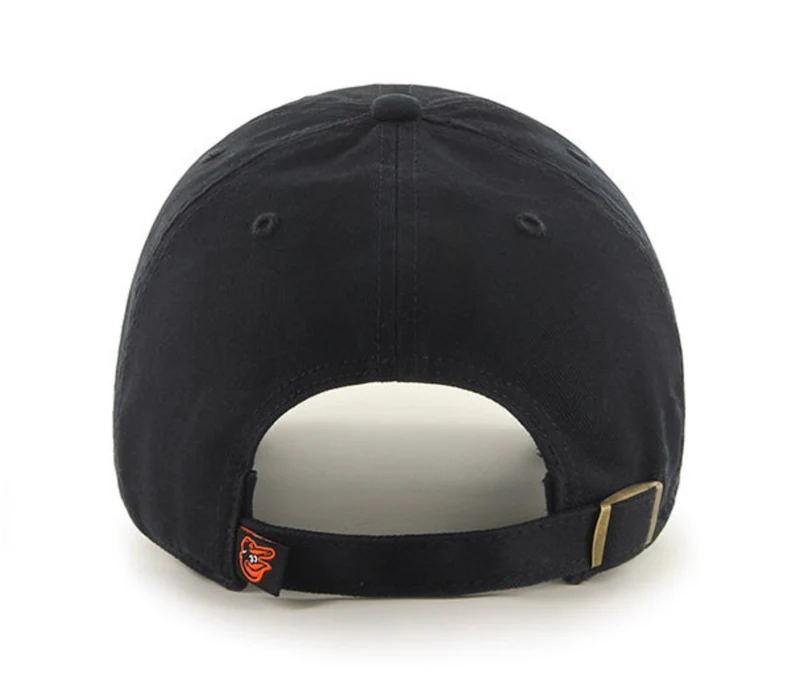 '47 Brand Unisex Baltimore Orioles Clean Up Cap – Schwarz