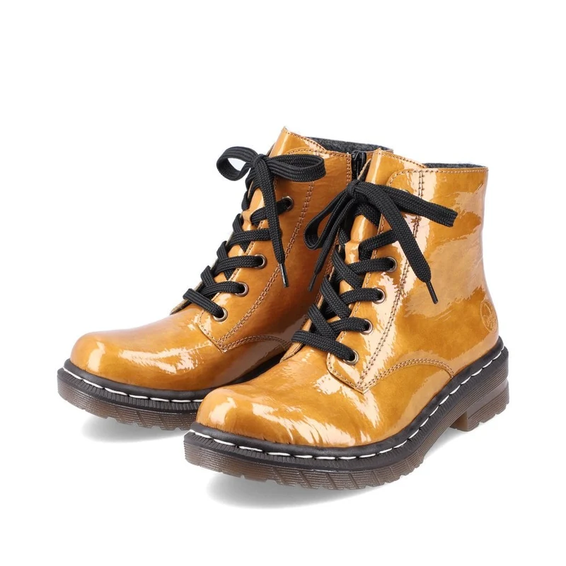 Rieker Damenmode-Stiefelette – Gelb