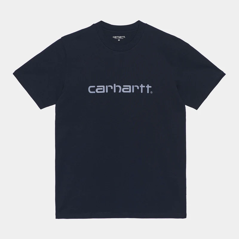 Carhartt WIP Kurzärmliges Herren-T-Shirt mit Schriftzug – Astro / Icesheet