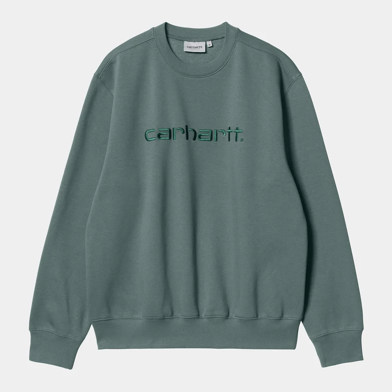 Carhartt WIP Herren Carhartt WIP Sweat Top - Eukalyptus / Fraiser