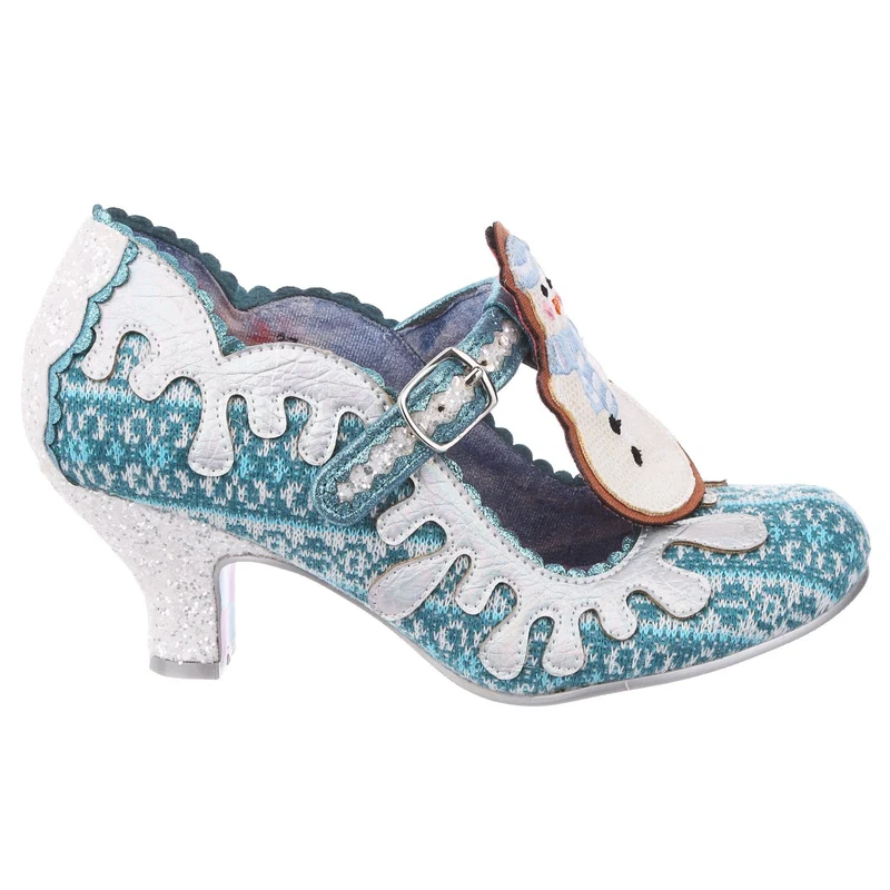 Irregular Choice Damen Frosty Friends Mittelhoher Absatz – Blau