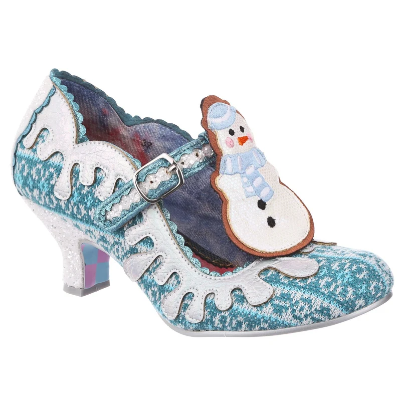Irregular Choice Damen Frosty Friends Mittelhoher Absatz – Blau