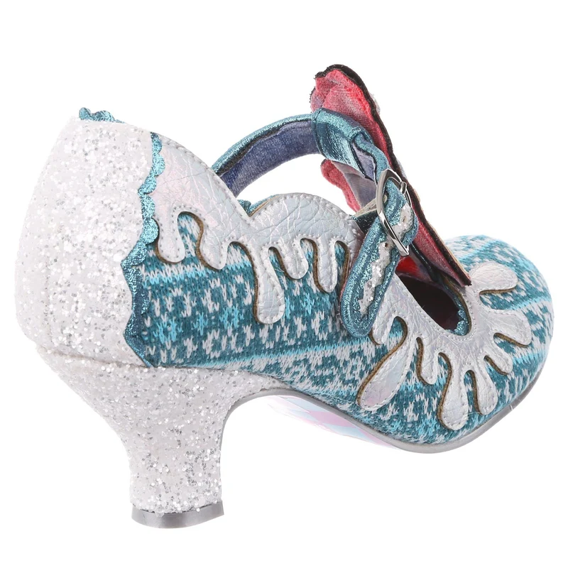 Irregular Choice Damen Frosty Friends Mittelhoher Absatz – Blau