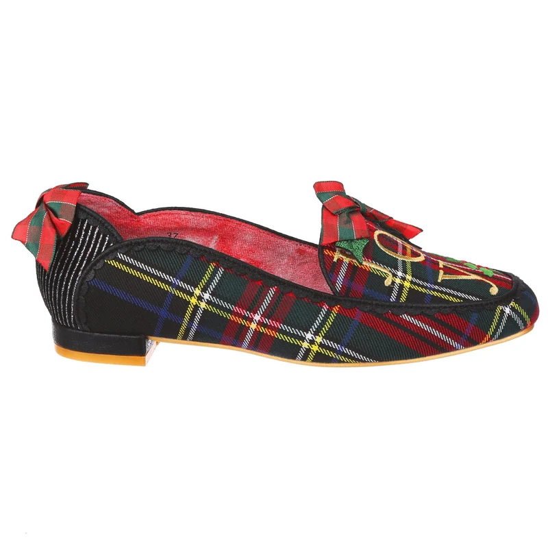 Irregular Choice Damen Fireside Chat Flat – Schwarz