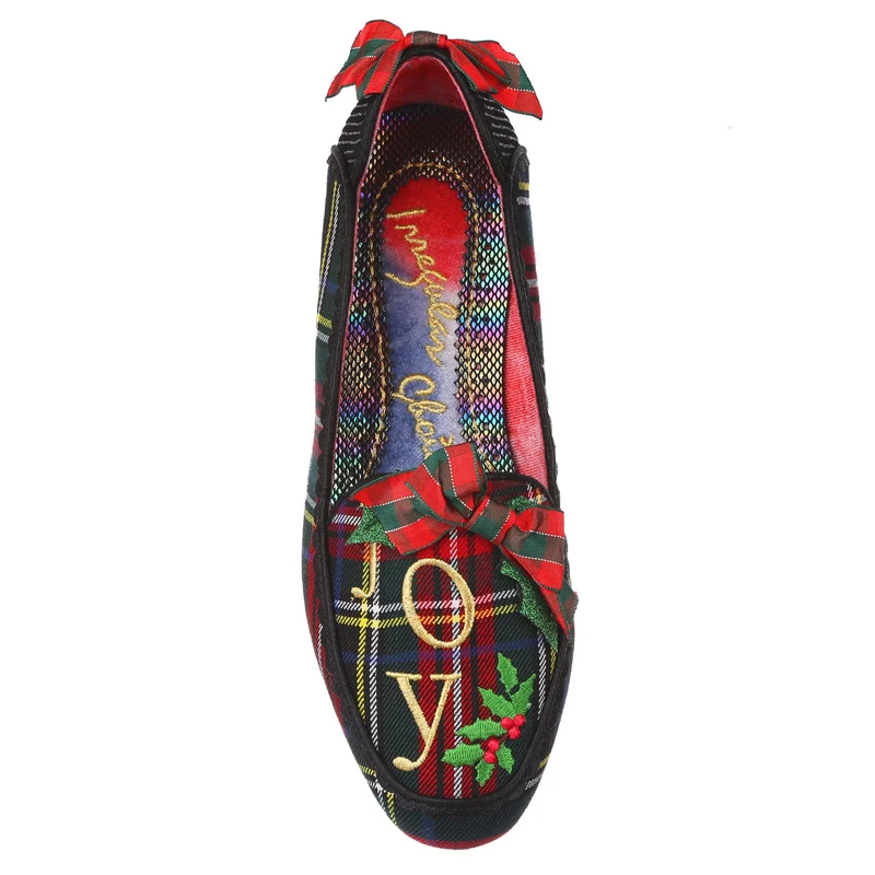 Irregular Choice Damen Fireside Chat Flat – Schwarz
