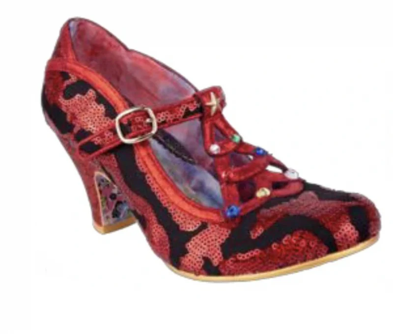 Irregular Choice Schön festlicher Damen-High-Heel - Rot