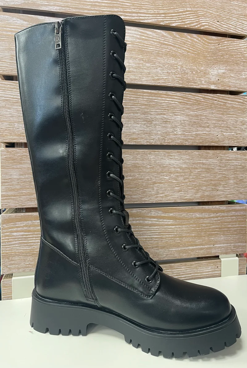 Una Healy Damen Love Walks In Fashion Hoher Stiefel – Schwarz