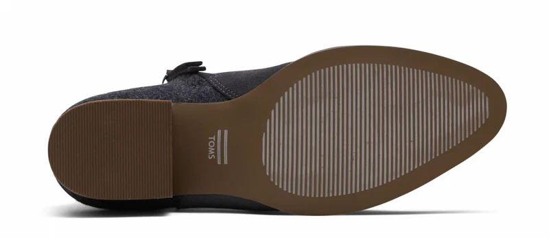 TOMS Damen Loren Stiefeletten – Graues Wildleder / Filz