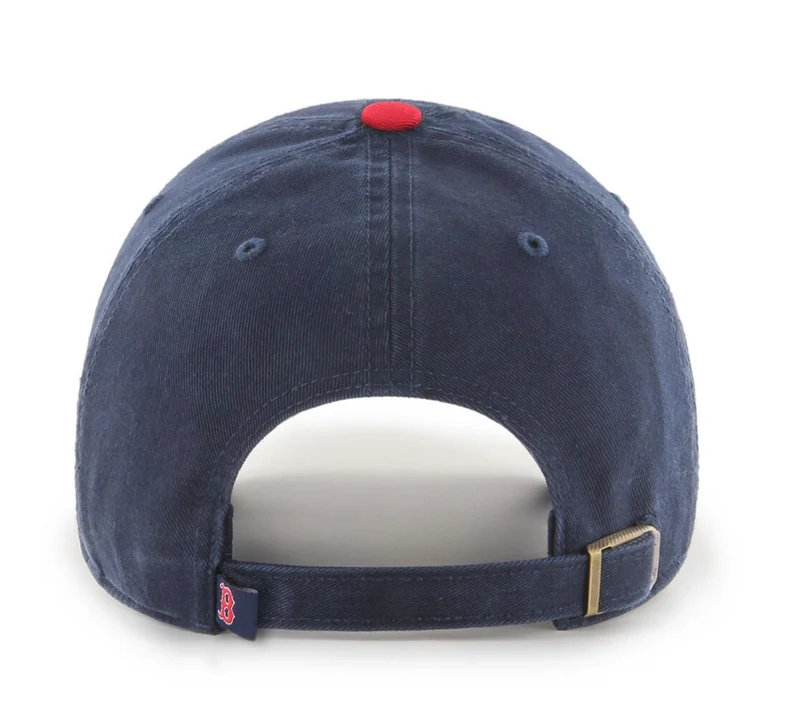 '47 Brand Unisex Boston Red Sox Clean Up Cap – Marineblau/Rot