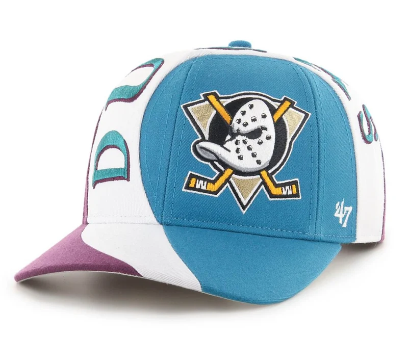 '47 Brand Unisex Anaheim Ducks Retro-Kappe – Pflaume