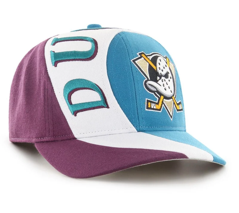 '47 Brand Unisex Anaheim Ducks Retro-Kappe – Pflaume