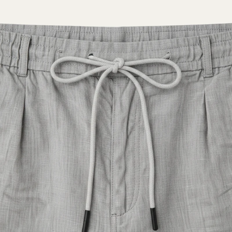 Herren Hose mit geradem Bein und Kordelzugbund