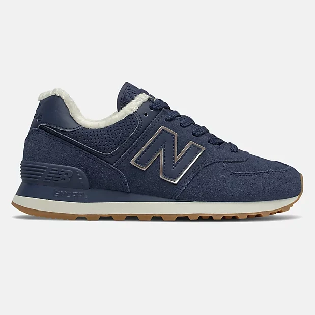 New Balance Damen 574 Fashion Trainer – Marineblau