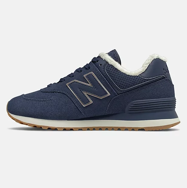 New Balance Damen 574 Fashion Trainer – Marineblau