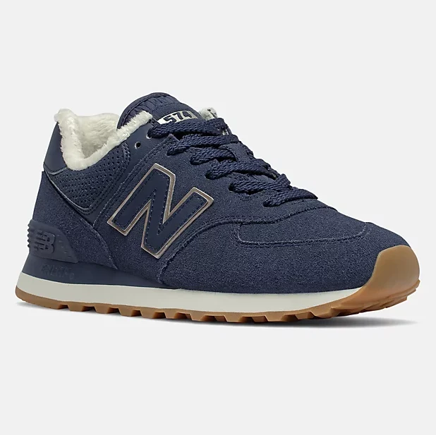 New Balance Damen 574 Fashion Trainer – Marineblau