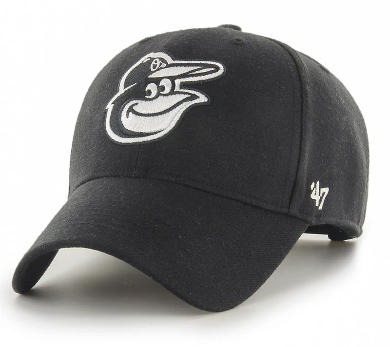 '47 Brand Unisex Baltimore Orioles Unisex-Kappe – Schwarz/Weiß