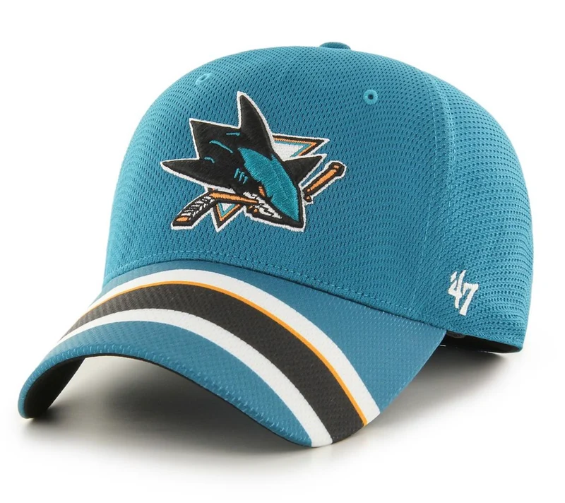 '47 Brand Unisex San Jose Sharks MVP DP-Kappe – Dunkelblaugrün