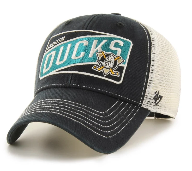 '47 Brand Unisex Anaheim Ducks Trucker Cap – Schwarz