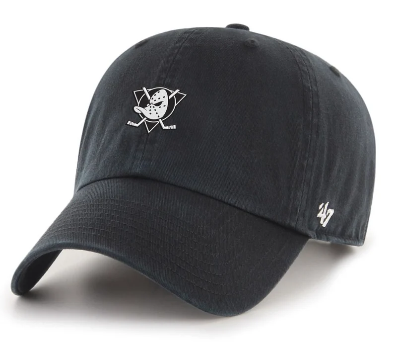 '47 Brand Unisex Anaheim Ducks Small Logo Cap – Schwarz