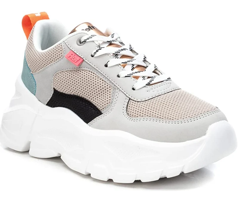 Refresh Modische Damen-Sneaker – Grau