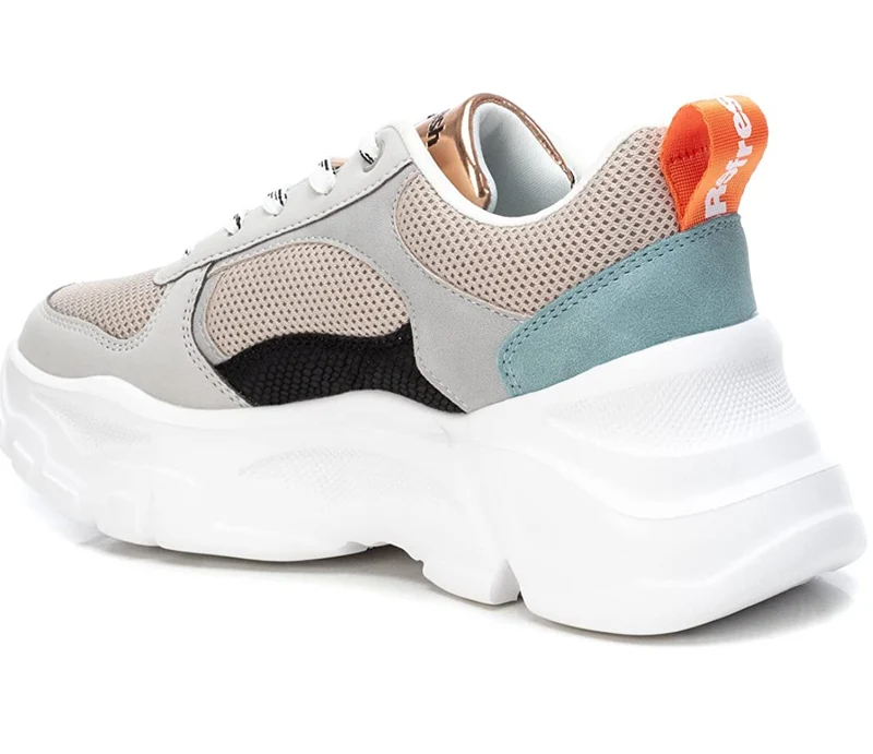 Refresh Modische Damen-Sneaker – Grau