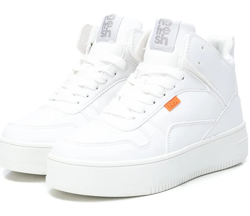 Refresh Modische High-Top-Sneaker für Damen – Weiß