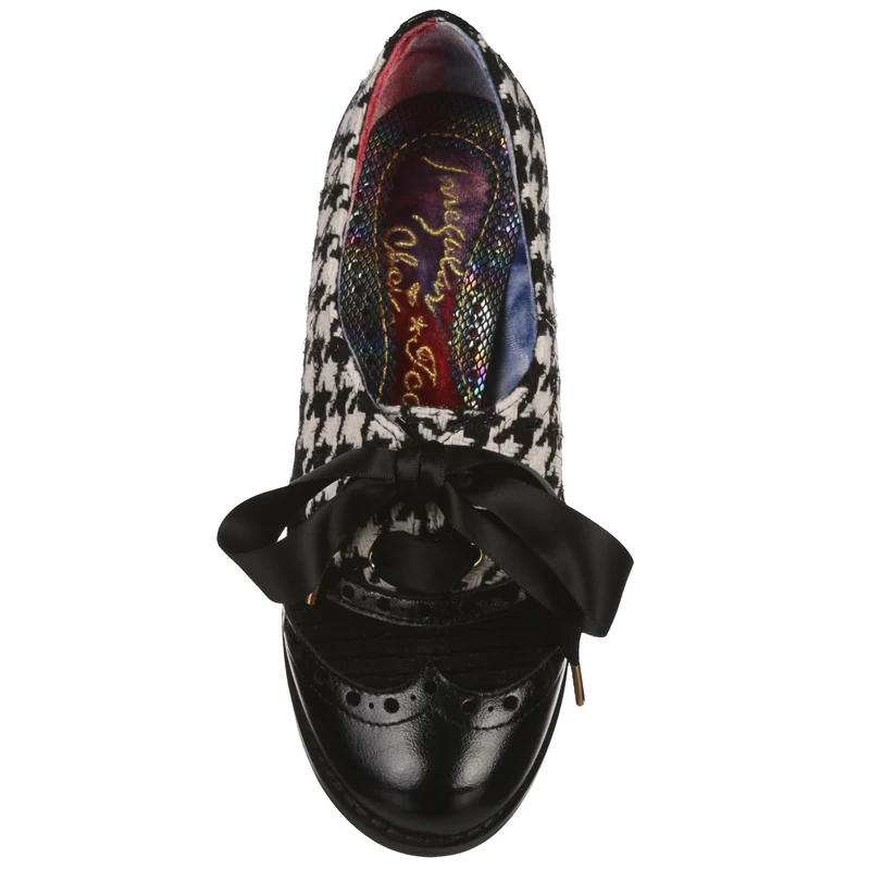 Irregular Choice Damen Corporate Beauty Mid Heel - Schwarz / Weiß