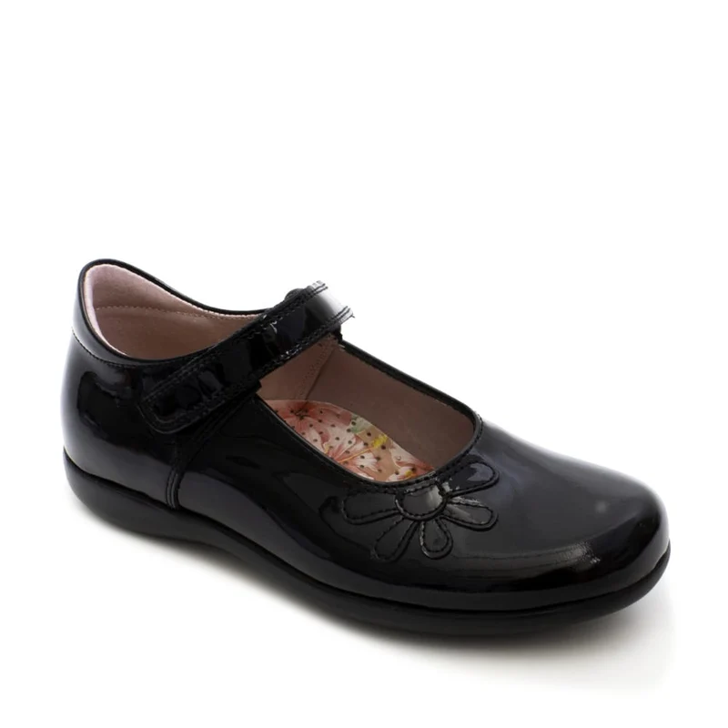 Petasil Bonnie Lackschuh für Kinder – Schwarz