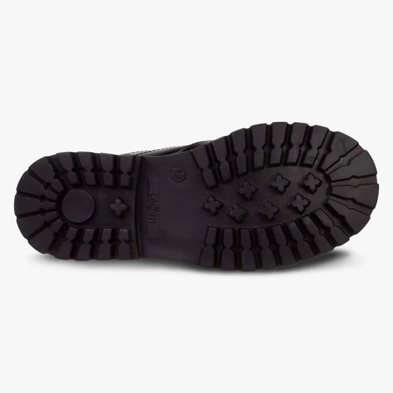 Term Sophia Brogue-Schuhe aus Lackleder für Kinder – Schwarz