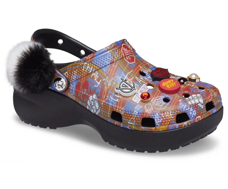 Crocs Cruella II Plateau-Clog für Damen