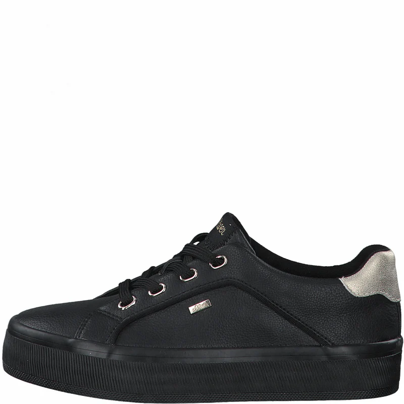 S.Oliver Damenmode-Trainer – Schwarz