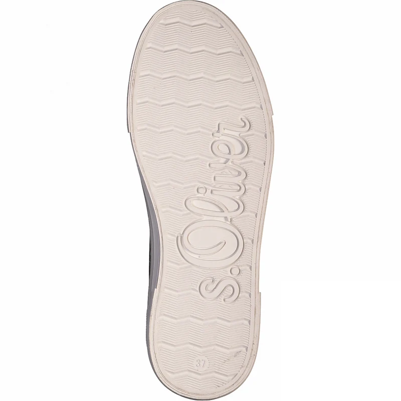 S.Oliver Damen-Sneaker aus Segeltuch, modisch, Marineblau