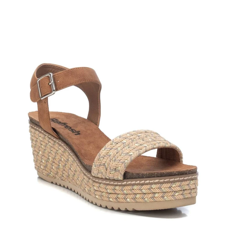 Refresh Plateau-Sandale für Damen – Taupe