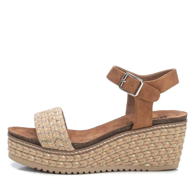 Refresh Plateau-Sandale für Damen – Taupe